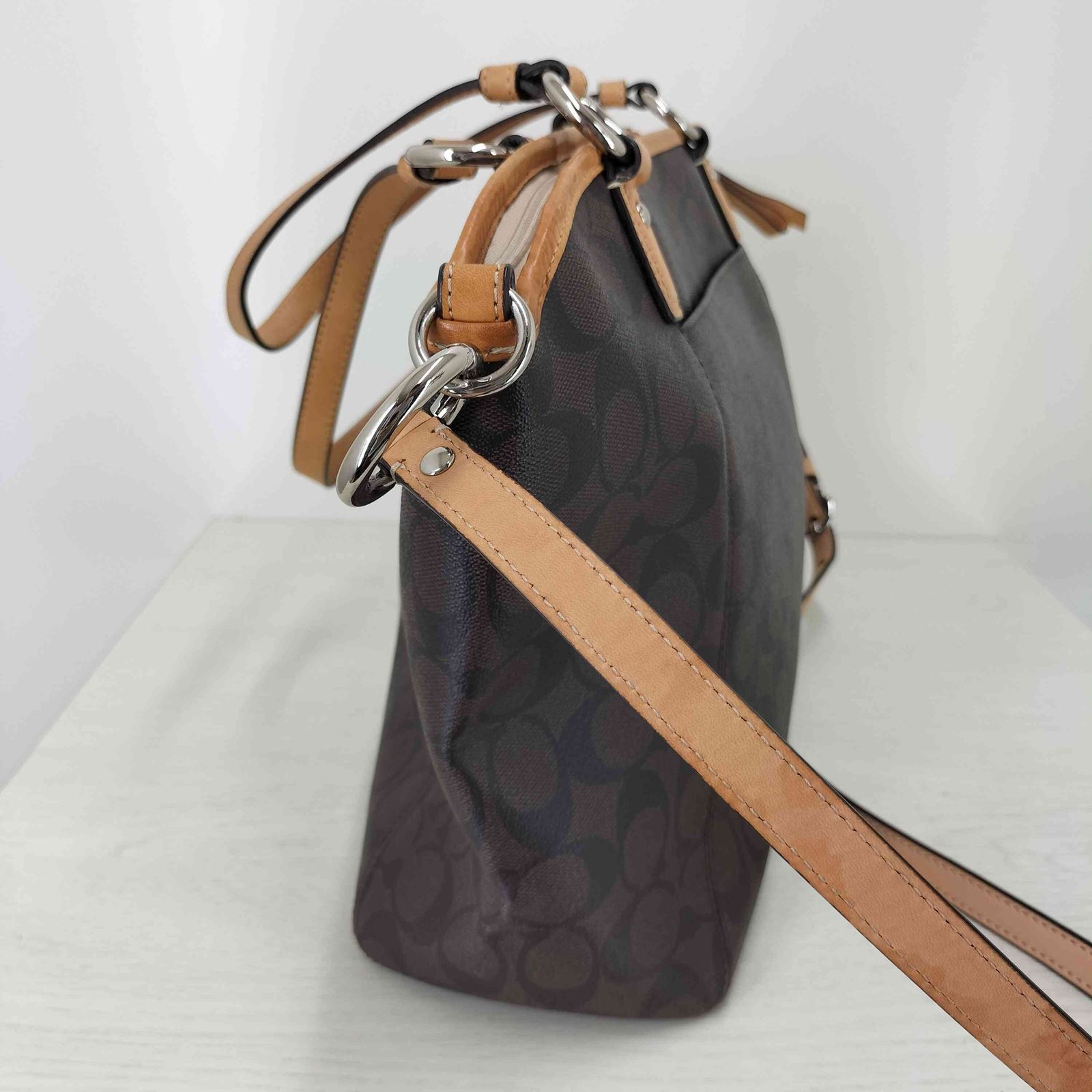 コーチ COACH シグネチャー モノグラム トートバッグ レディース 表記 