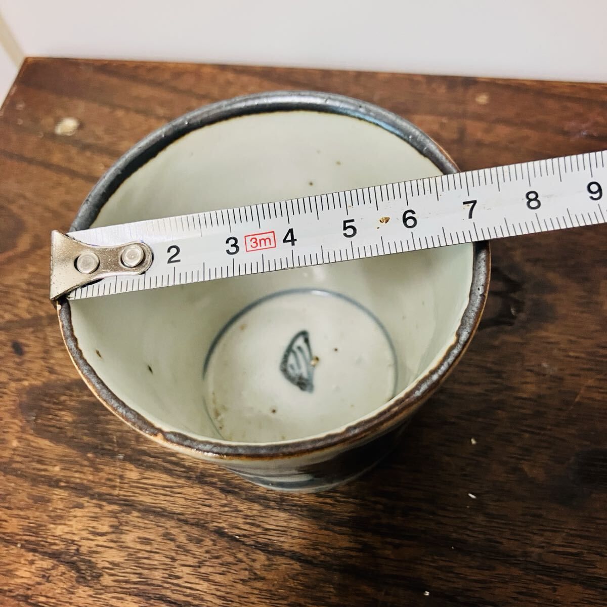 古伊万里　伊万里　江戸　後期　山水　猪口　金継ぎ　材料　酒器　3客セット 古伊万里 伊万里 江戸 後期 山水 猪口 金継ぎ 材料 酒器 3客セット 古