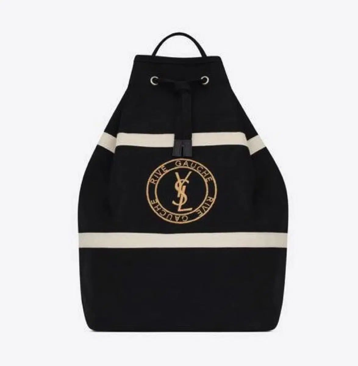 Saint Laurent サンローラン リヴ ゴーシュ ドローストリング バックパック スリングバック ロゼ着用