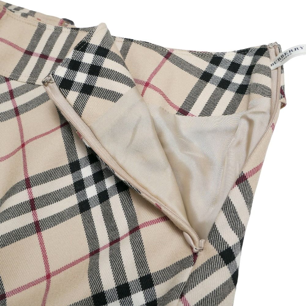 BURBERRY バーバリー スカート サイズ13BR ノバチェック フレアー  