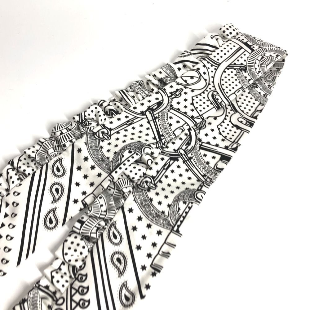  HERMES エルメス スカーフ ツィリー ツイリー シルク ホワイト バンダナ スカーフ 小物