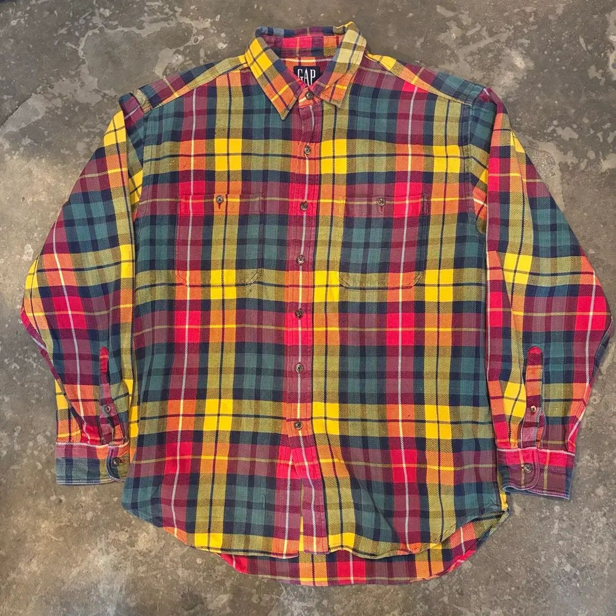 オールド ギャップ チェック シャツ