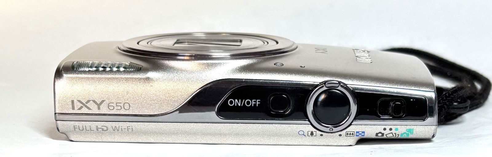 Canon IXY650 20.2MP 12x デジタルカメラ シルバー 日本製 外観美品