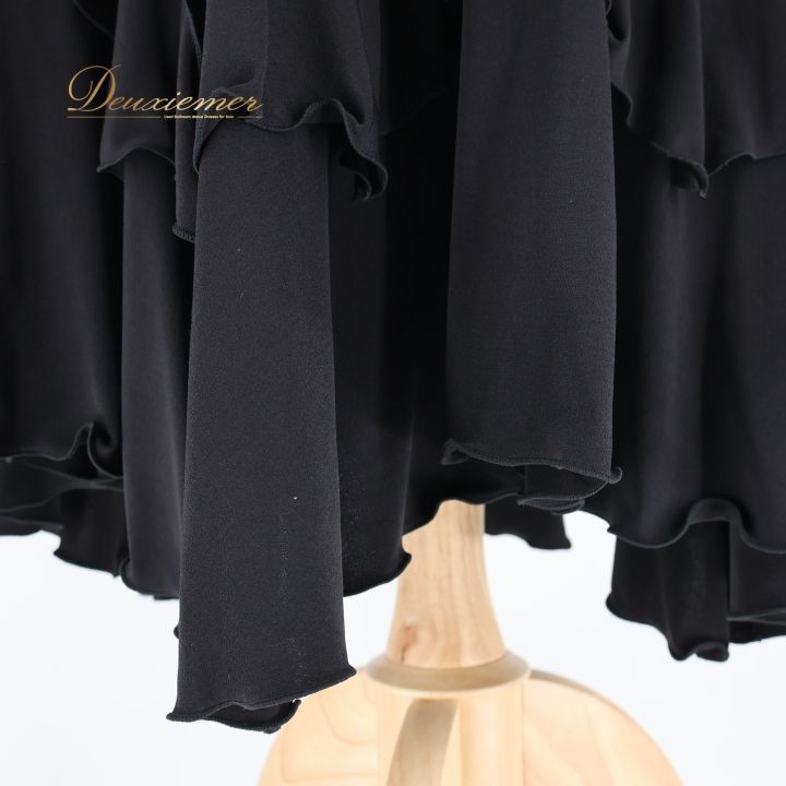 チャコット　社交ダンス　スタンダード　モダン　スカート　レース　レッスン 社交ダンス 衣装 チャコット Chacott スカート ラテン 黒 レース