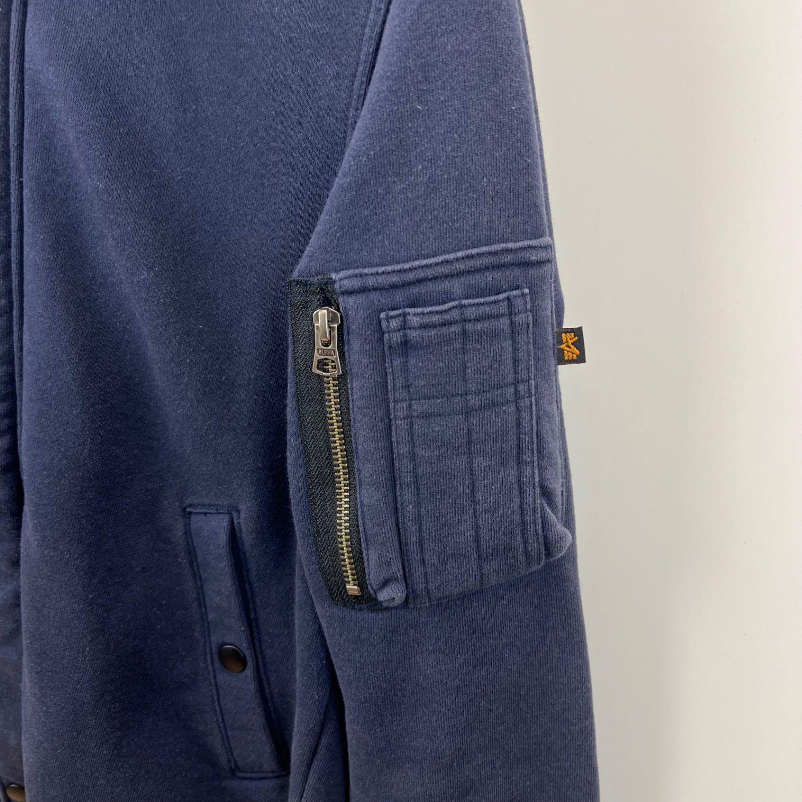 ALPHA INDUSTRIES RAGEBLUE archive y2k BOA hoodie N2B sweat jacket 