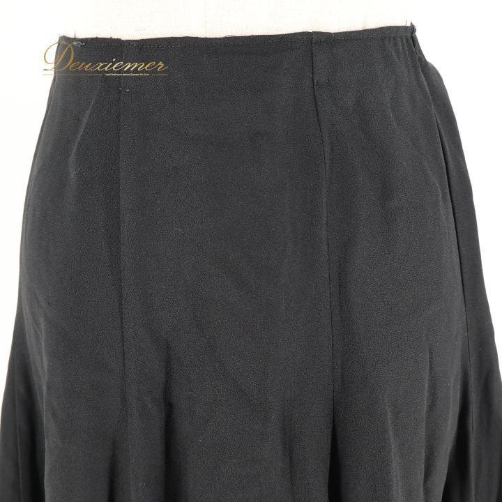 フラメンコ 衣装 ファルダ スカート 黒 無地 ボランテ フリル レッスン