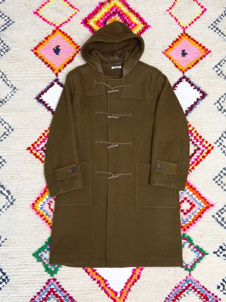 AURALEE HARD MELTON DFFLE COAT