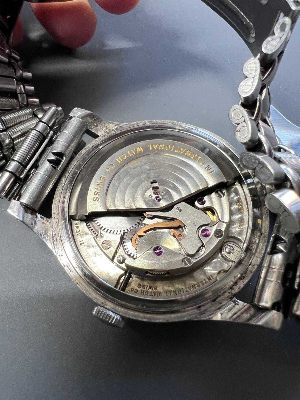  稼働品 IWC Cal 853 自動巻き SCHAFFHAUSEN シャフハウゼン IWC853 ストリート系 自動巻き時計 腕時計(アナログ)