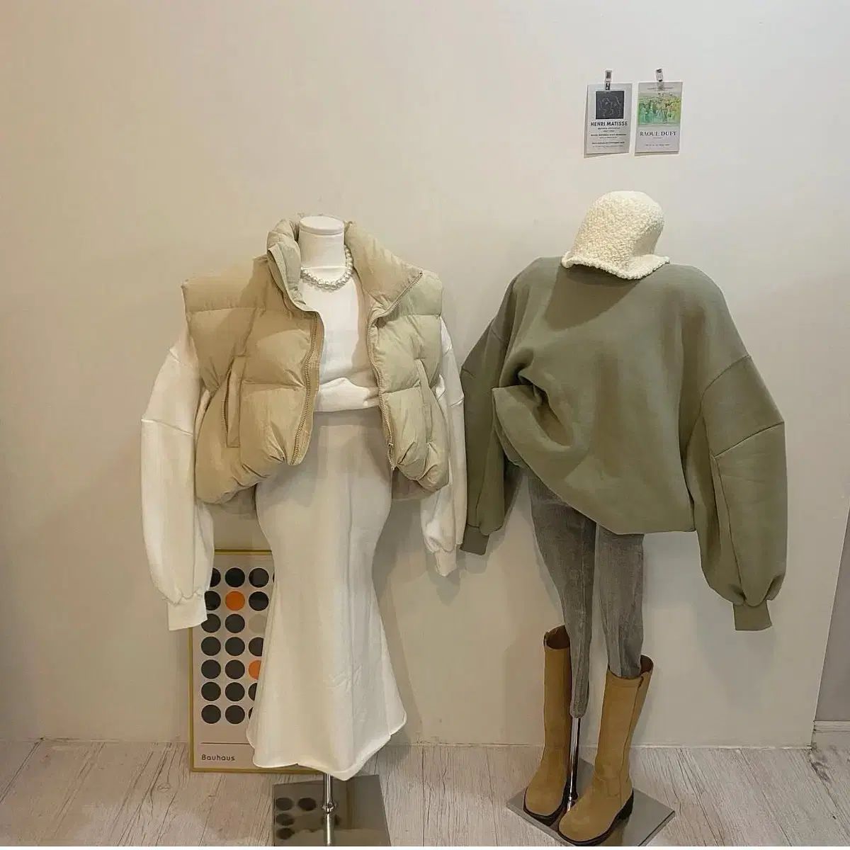 アンティーク J オーバー アシンメトリー ベリー ダウン ベスト