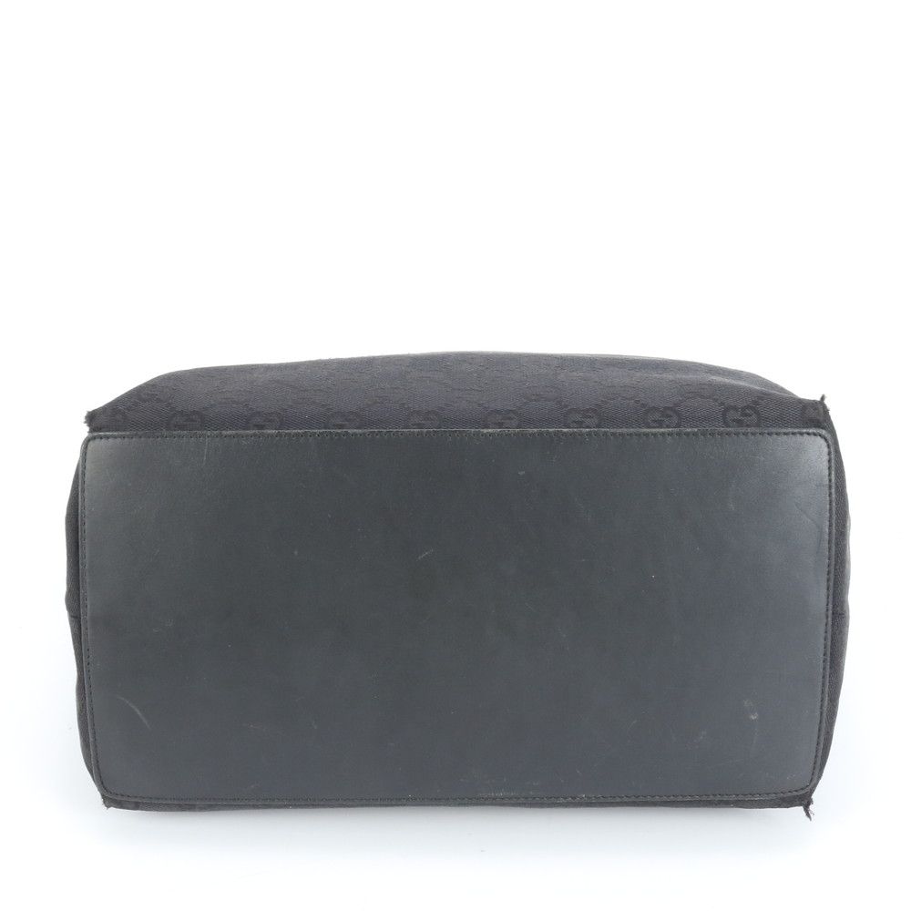 極美品 グッチ GG キャンバス レザー トート バッグ 肩掛け ショルダー