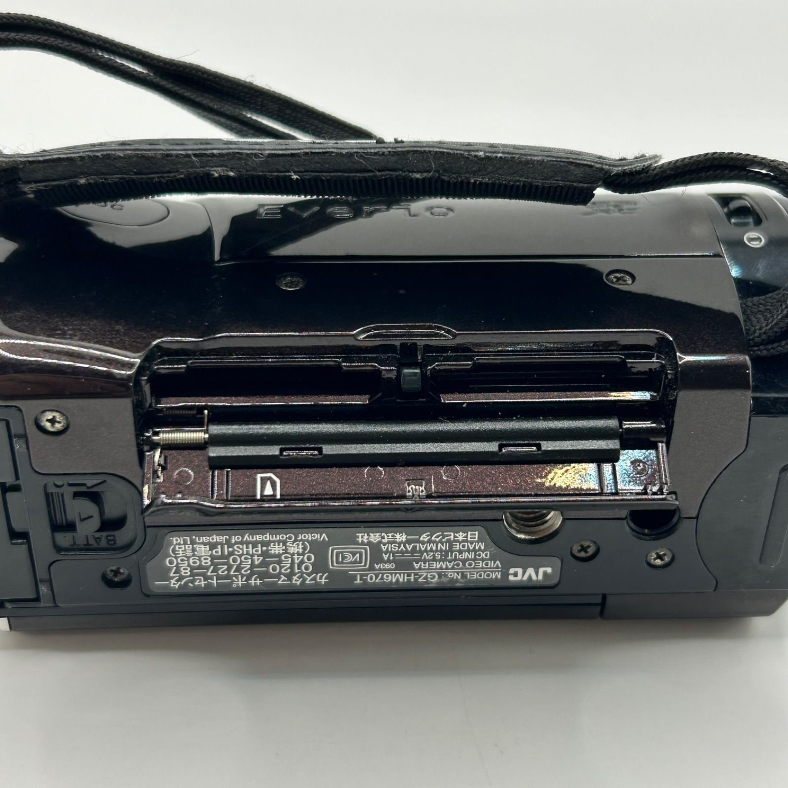 動作未確認 JVC Everio GZ-HM670-T ビデオカメラ - メルカリ