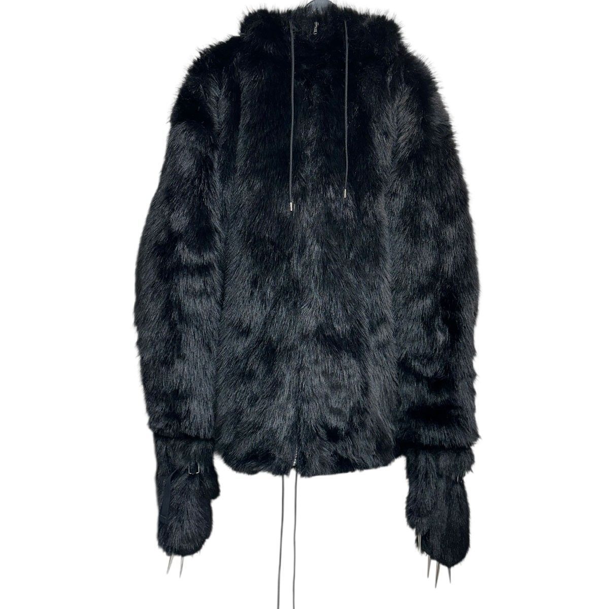 KIDILL 24AW FAUX-FUR DEVIL JACKET フードジップアップファー