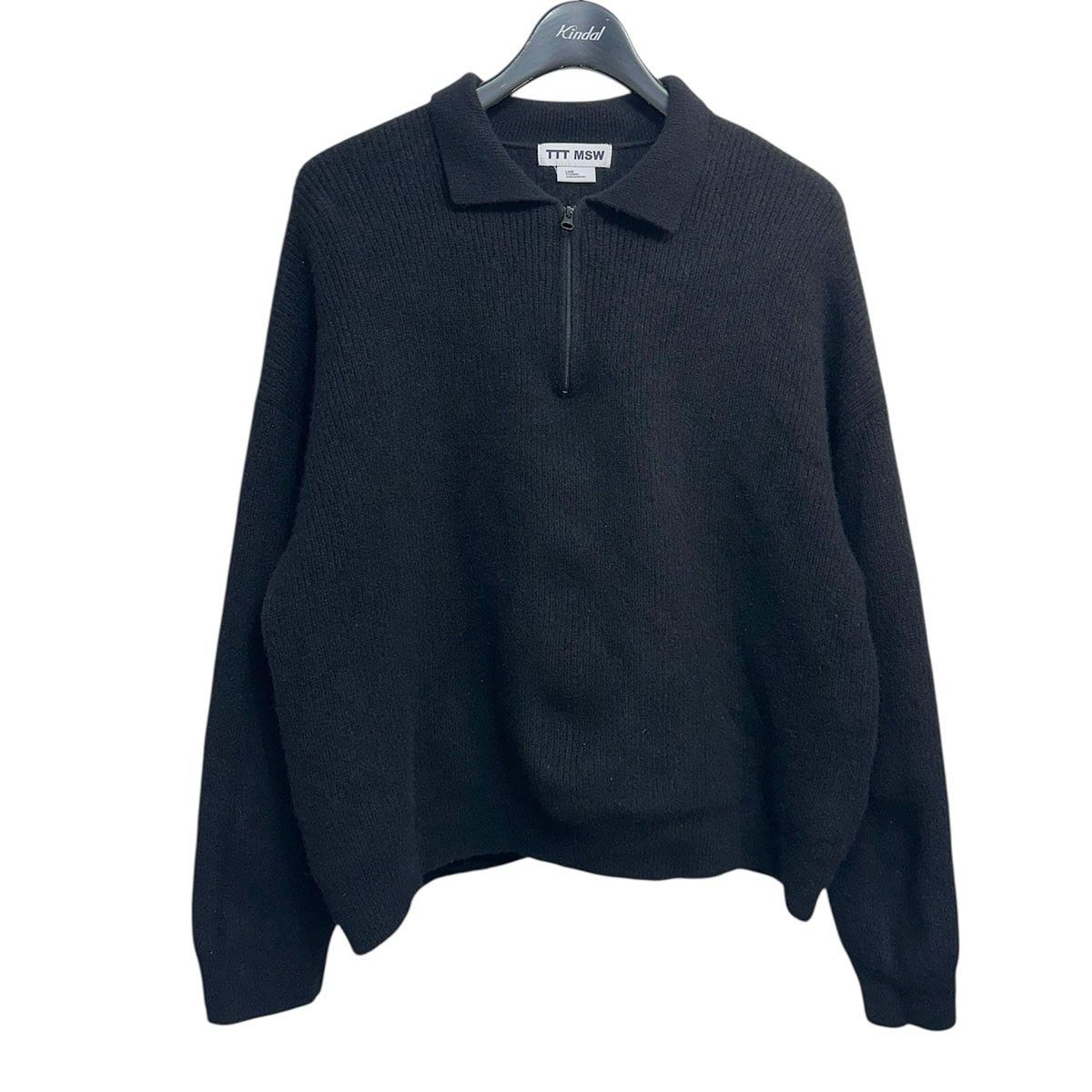 TTT MSW Zip Knit Polo Shirt ジップニットポロシャツ TTT-KN 03