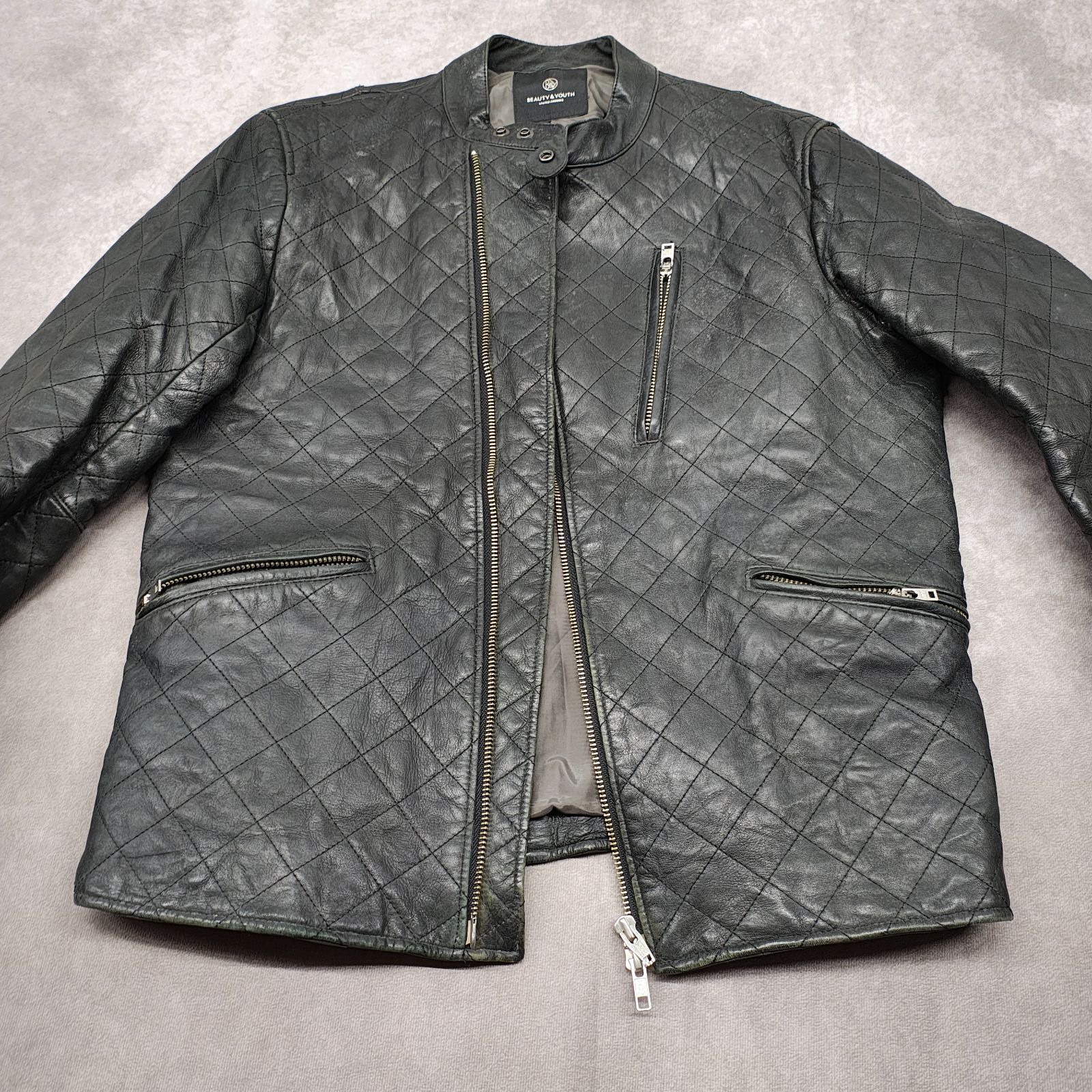 ユナイテッドアローズ Lサイズ キルティングシングルライダース