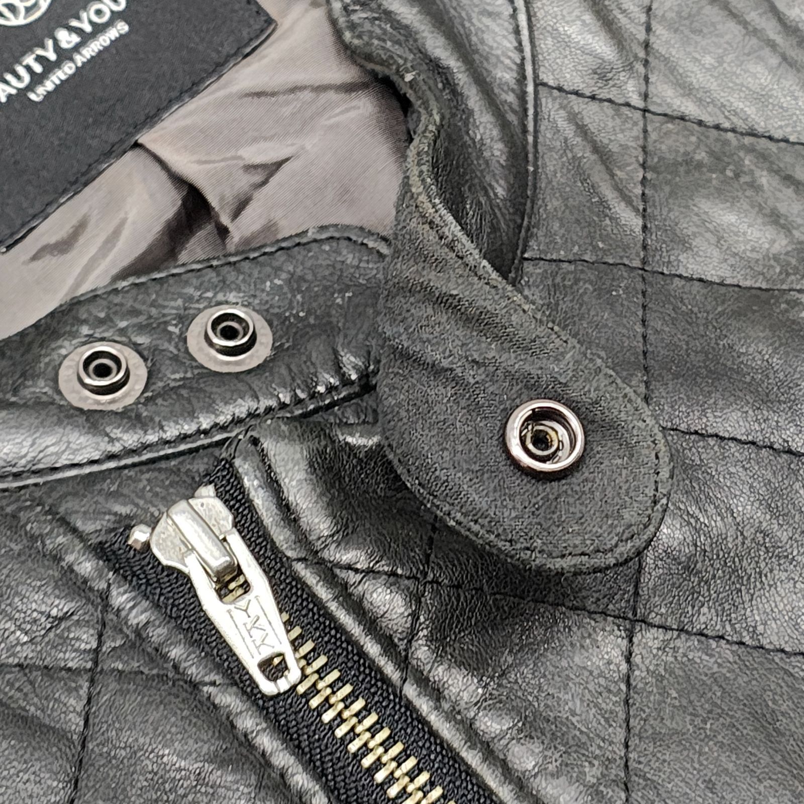 ユナイテッドアローズ Lサイズ キルティングシングルライダース