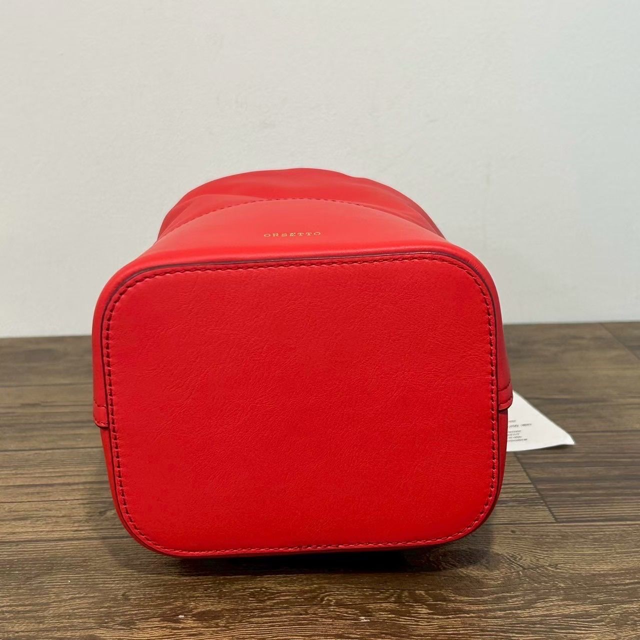 タグ付き未使用品】オルセット ORSETTO 巾着 赤 RED ショルダー - メルカリ
