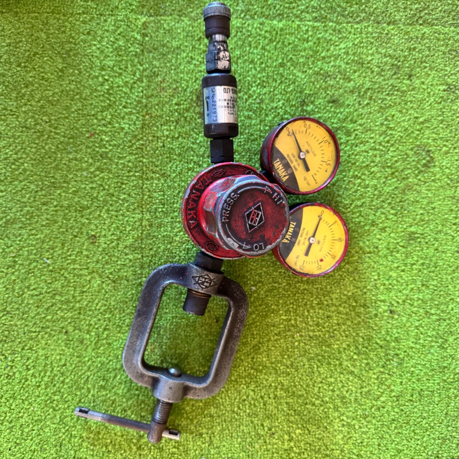 溶接機セット メーター