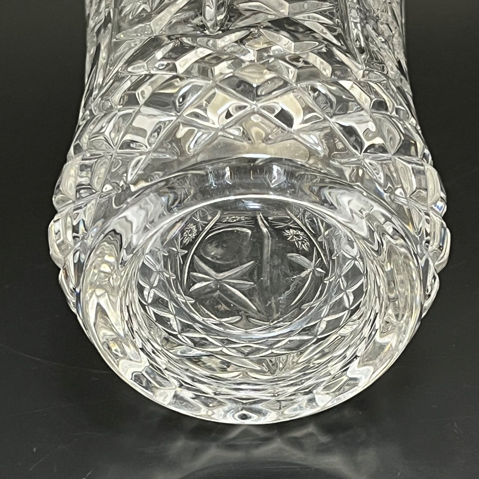 ◼︎美品◼︎【BOHEMIA ボヘミア】クリスタルガラス フラワーベース