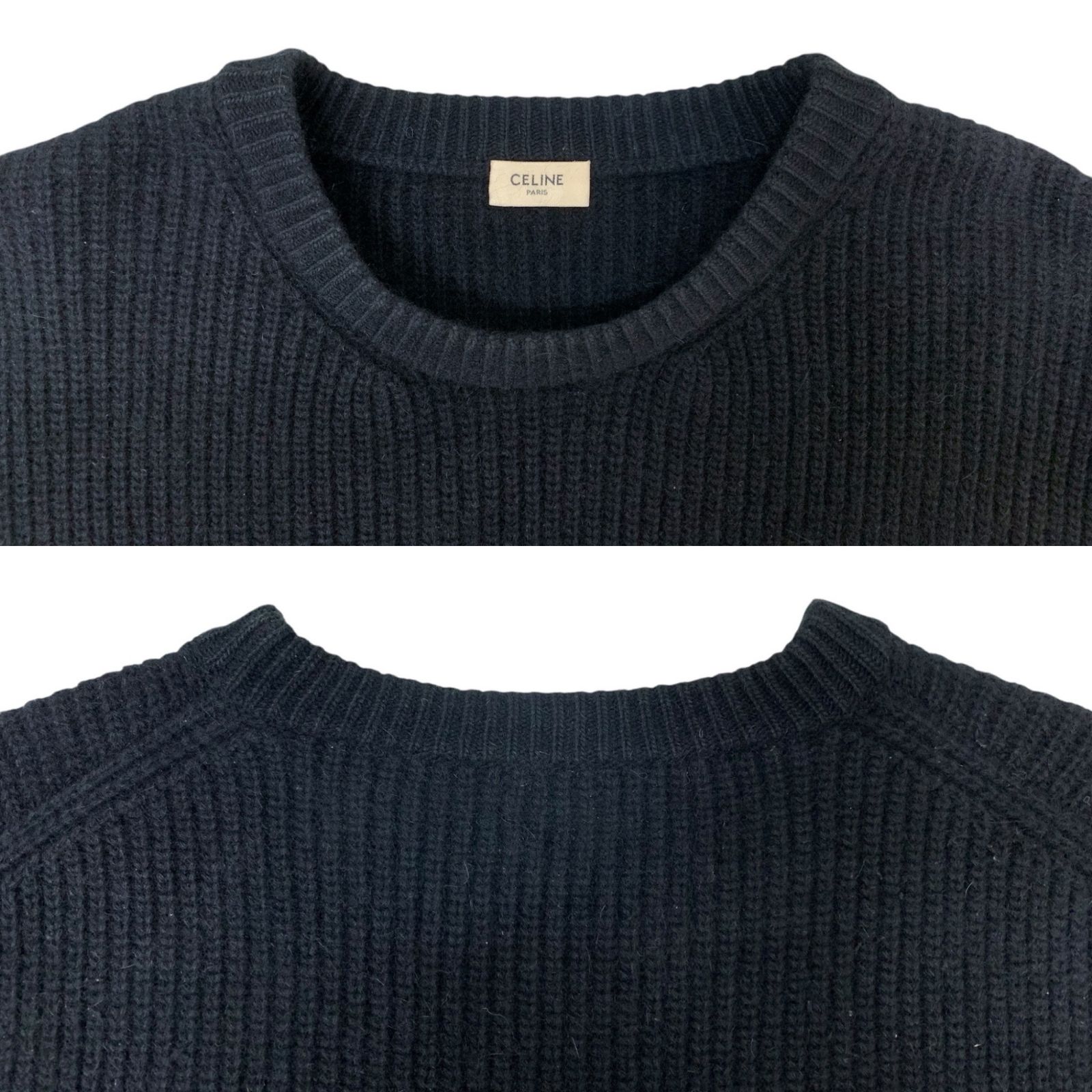 CELINE (セリーヌ) 21AW Embroidery Over Size Sweater エンブロイ