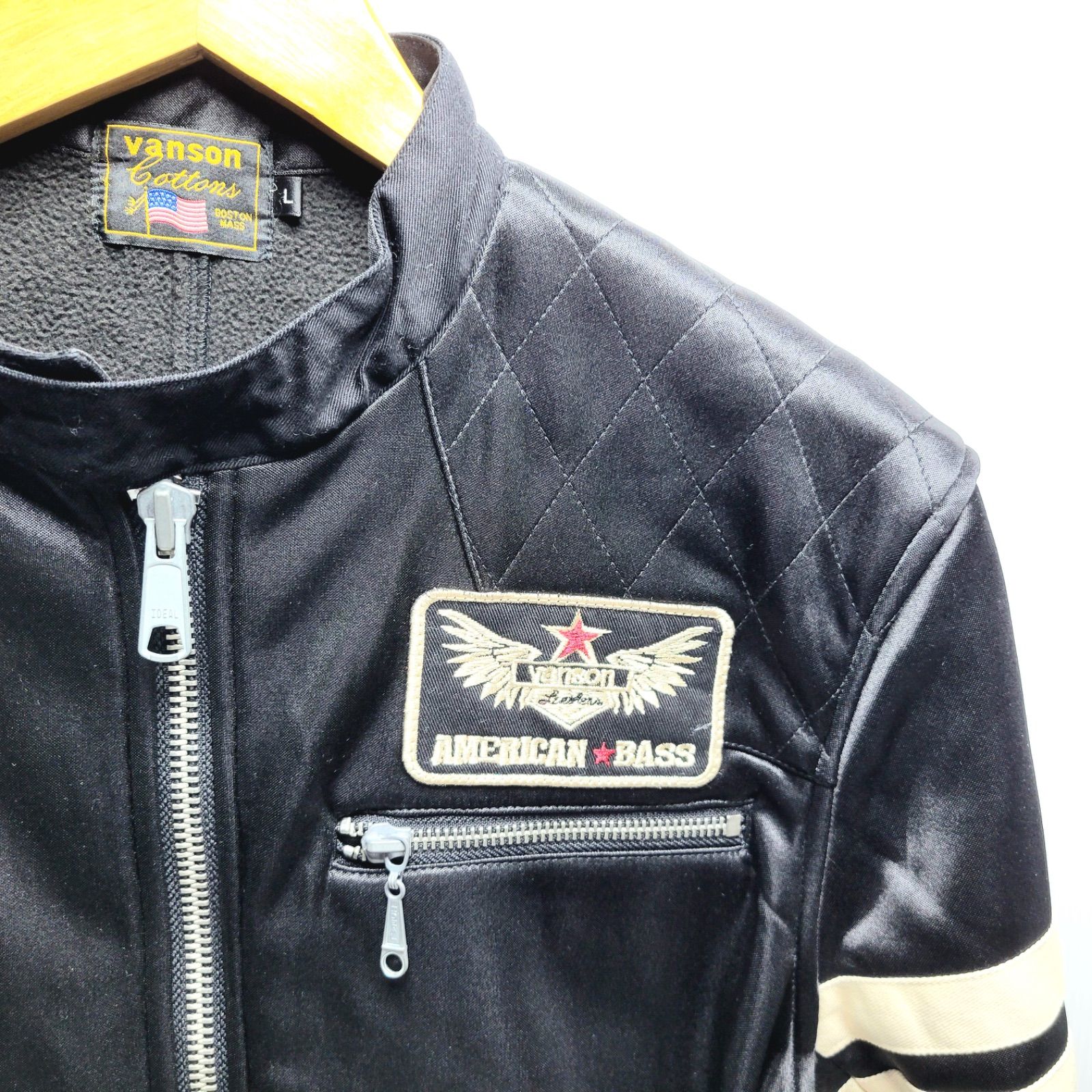 VANSON バンソン ボンディング ライダース ジャケット Lサイズ - メルカリ