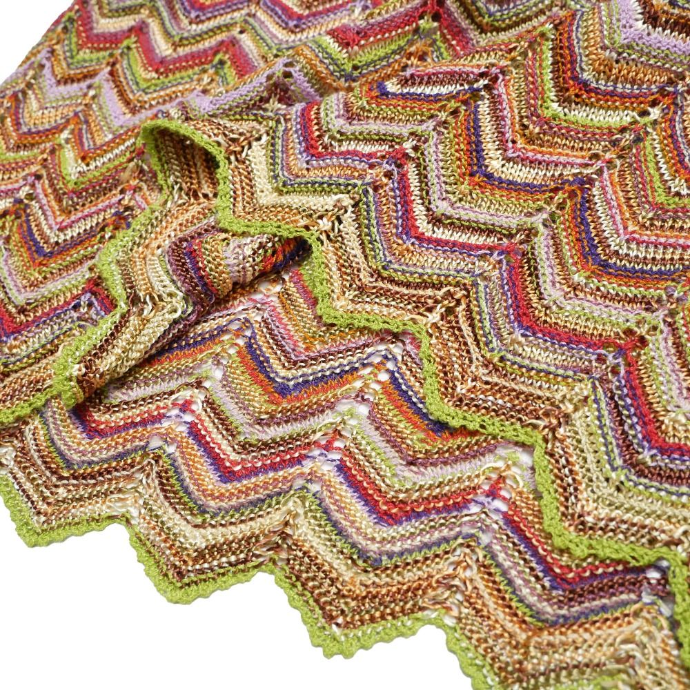 MISSONI ミッソーニ 波状ストライプセーター シェブロン柄