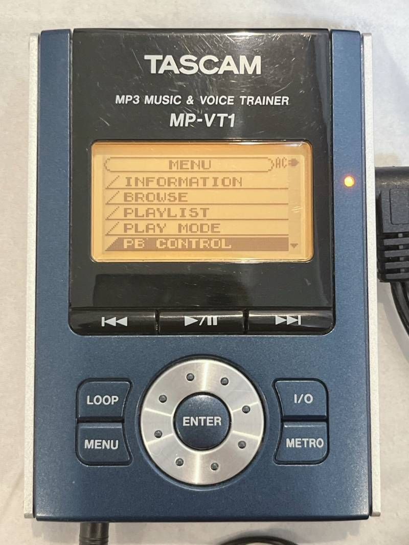 TASCOM MP-VT1 メモリープレーヤー 携帯MP3プレーヤートレーナー機能