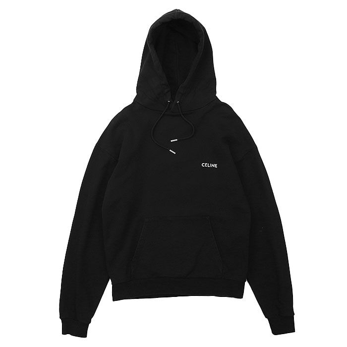 CELINE セリーヌ パーカー ロゴプリント ワンポイント コットン100