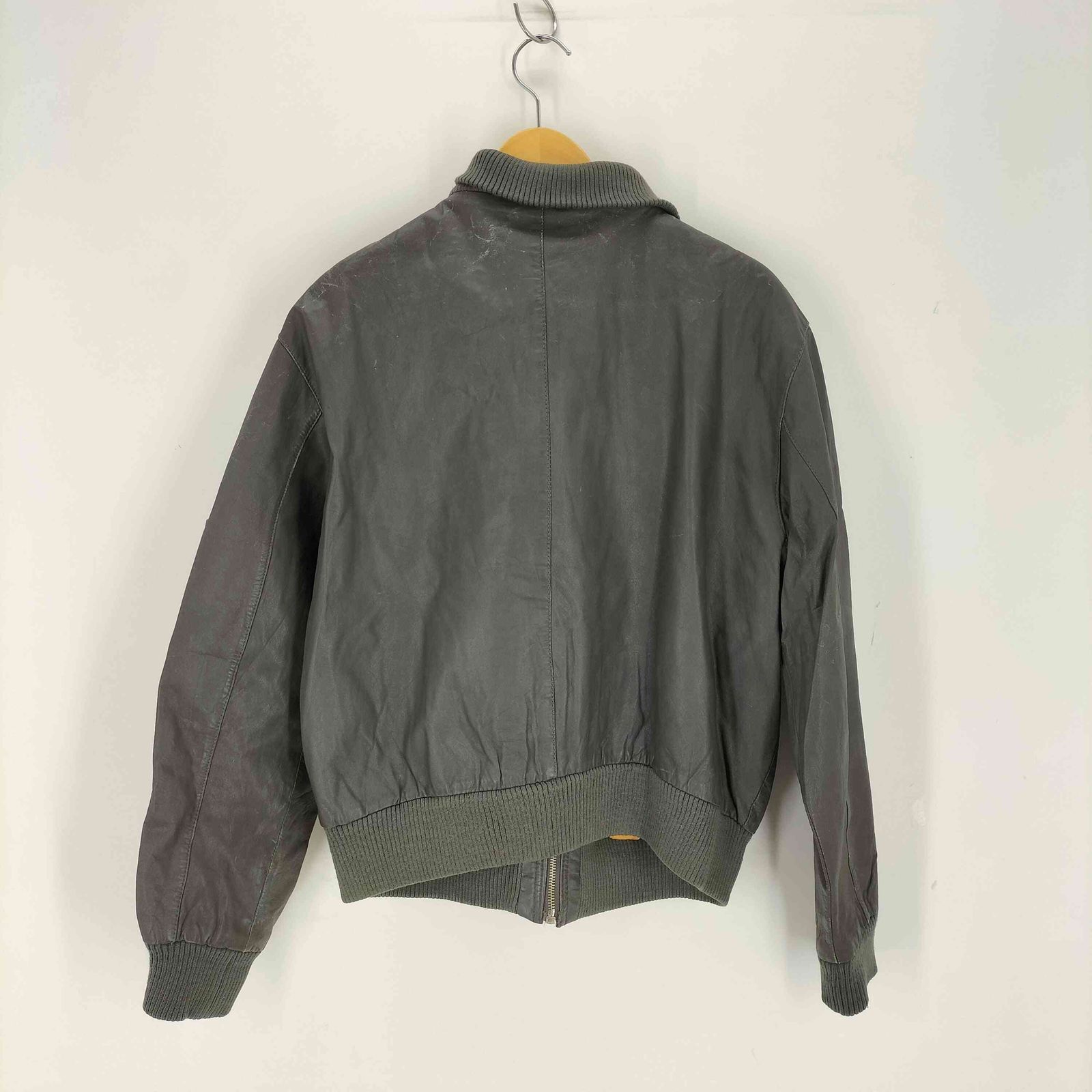 ユーズドフルギ USED古着 レザーフライトジャケット メンズ 表記無
