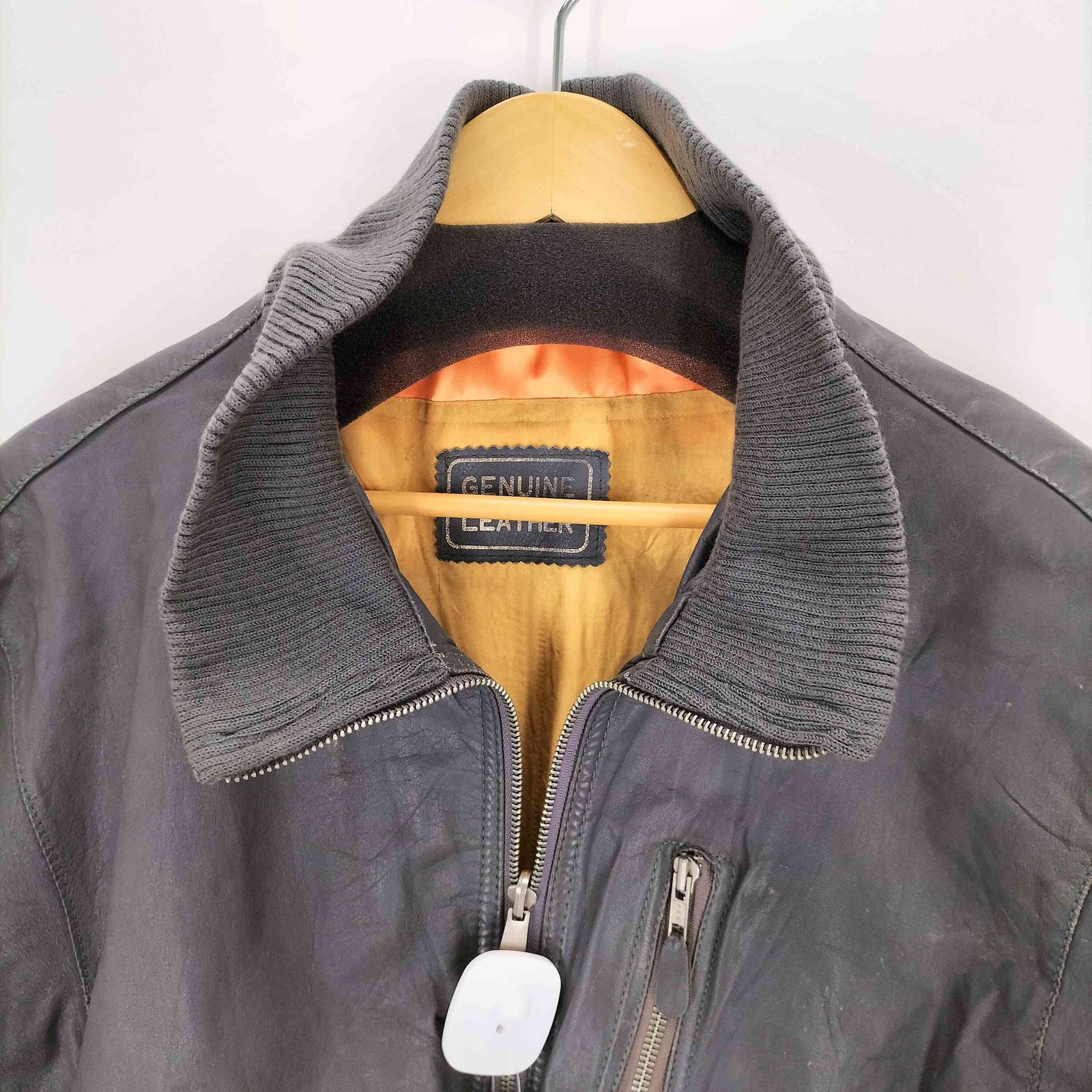 ユーズドフルギ USED古着 レザーフライトジャケット メンズ 表記無