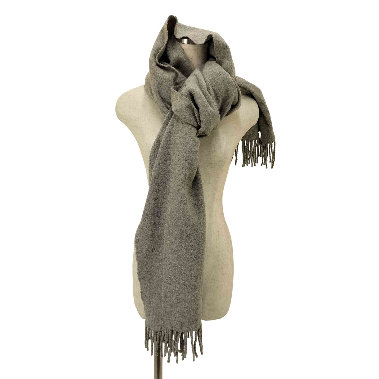 acne バージンウールストール（グレー） Acne Studios マフラー アクネ