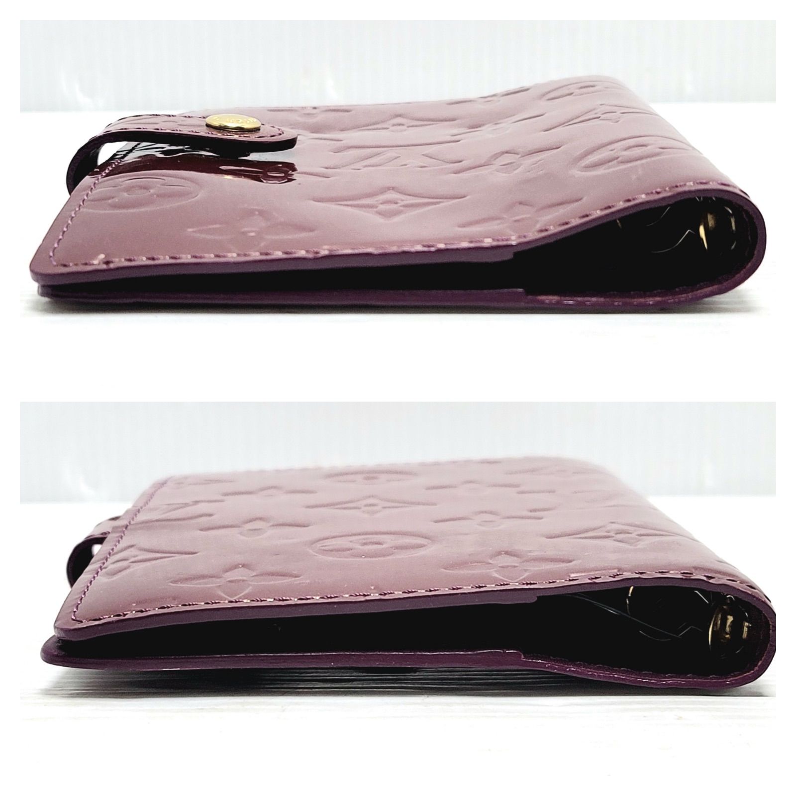 LOUIS VUITTON ルイ ヴィトン モノグラムヴェルニ アジェンダPM 手帳