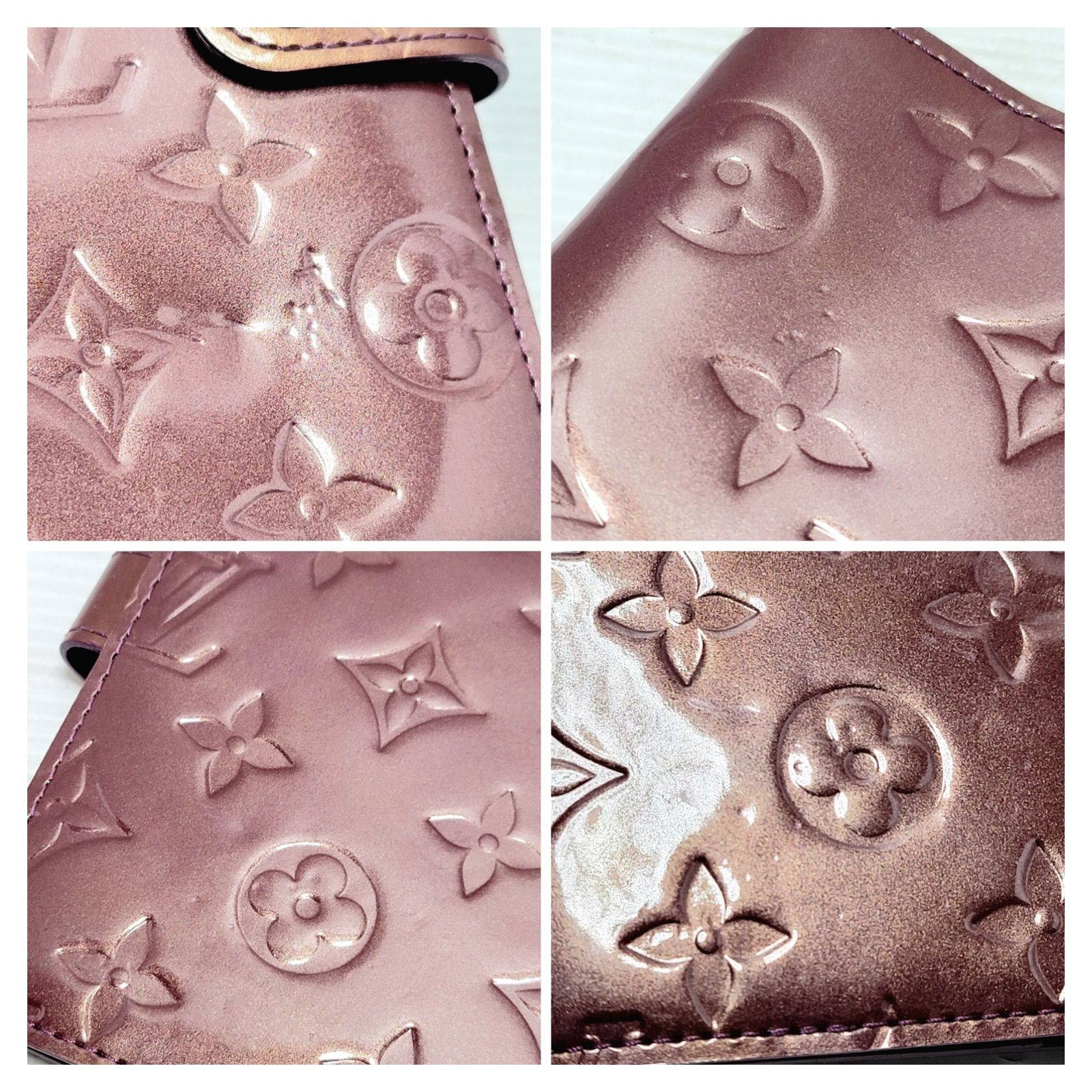 LOUIS VUITTON ルイ ヴィトン モノグラムヴェルニ アジェンダPM 手帳