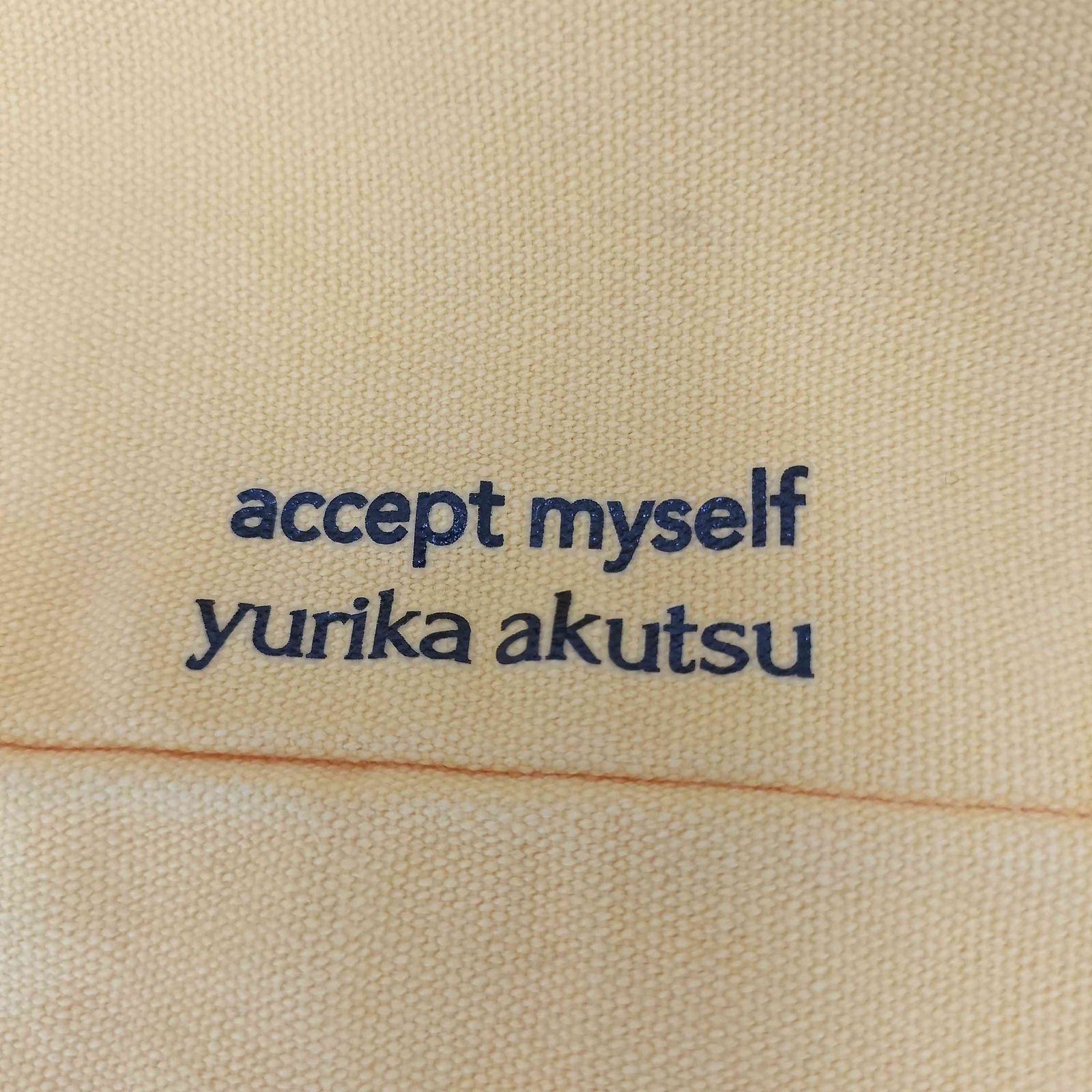 ユーズドフルギ USED古着 yurikaakutsu accept myself tote bag 