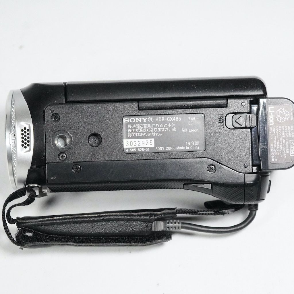SONY ソニー HDR-CX485 ブラック 動作OK 返金保証 /2554 - メルカリ