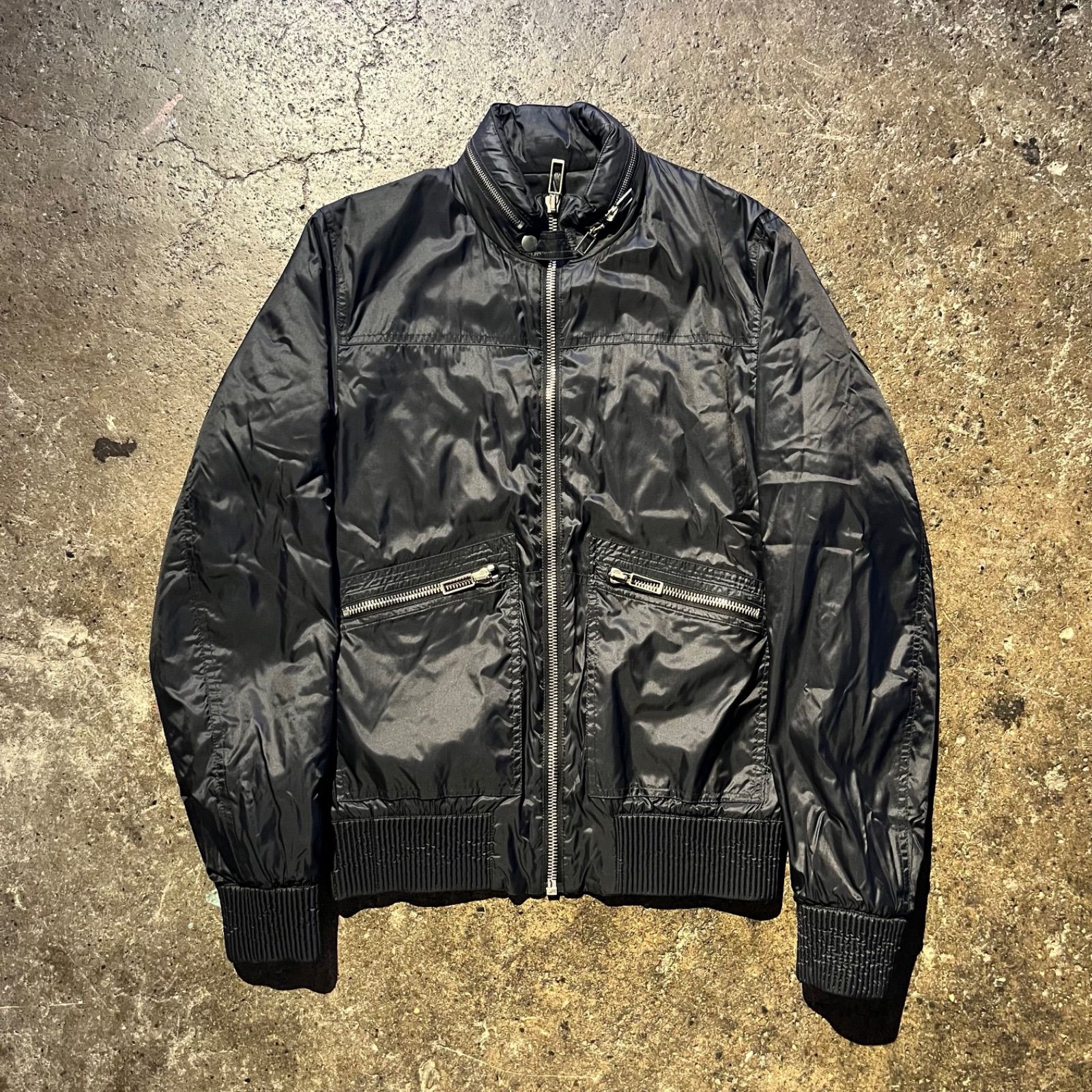 Dior HOMME ディオール オム 中綿 ナイロン ジップ ブルゾン Nylon Zip