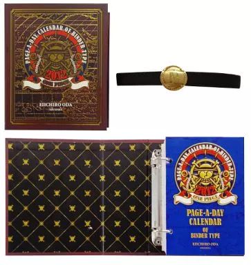 中古】カレンダー ONE PIECE 日めくりバインダー型カレンダー2012
