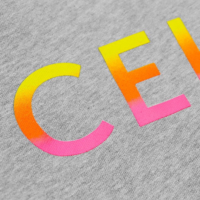 未使用】CELINE セリーヌ パーカー グラデーション ロゴプリント