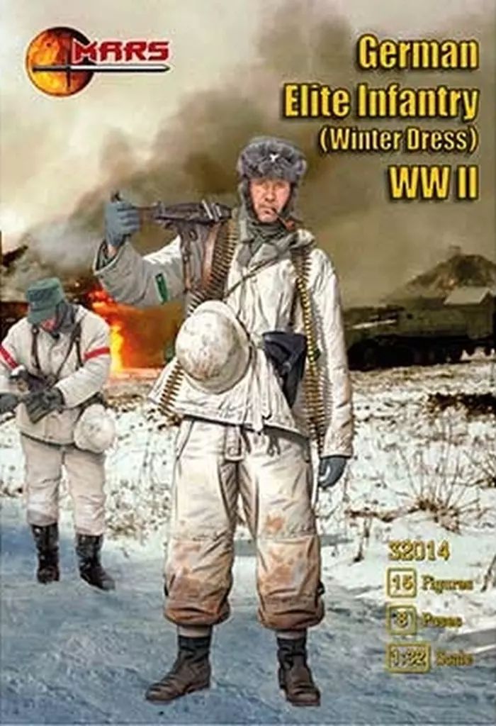 【中古】プラモデル 1/32 ドイツ武装親衛隊・冬季装備・8ポーズ15体 [ORM32014]