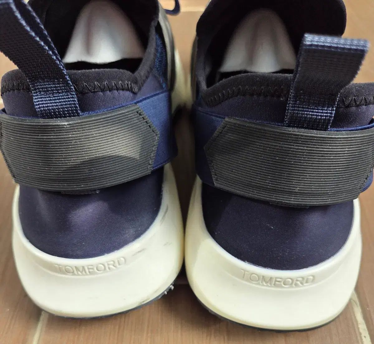 スニーカー ネイビー|グリーン