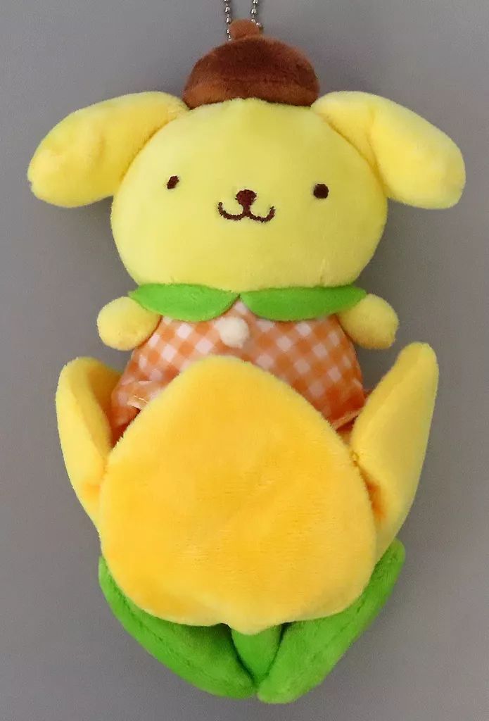 ポムポムプリン　ぬいぐるみ　マスコット　バッジ 中古】ぬいぐるみマスコット・ぬいぐるみバッジ ポムポムプリン