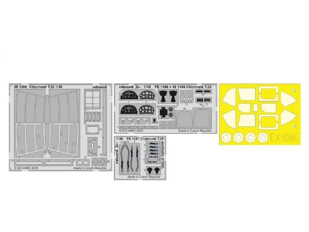 中古】プラモデル 1/48 デ・ハビランド チップマンク T.20 ビッグED