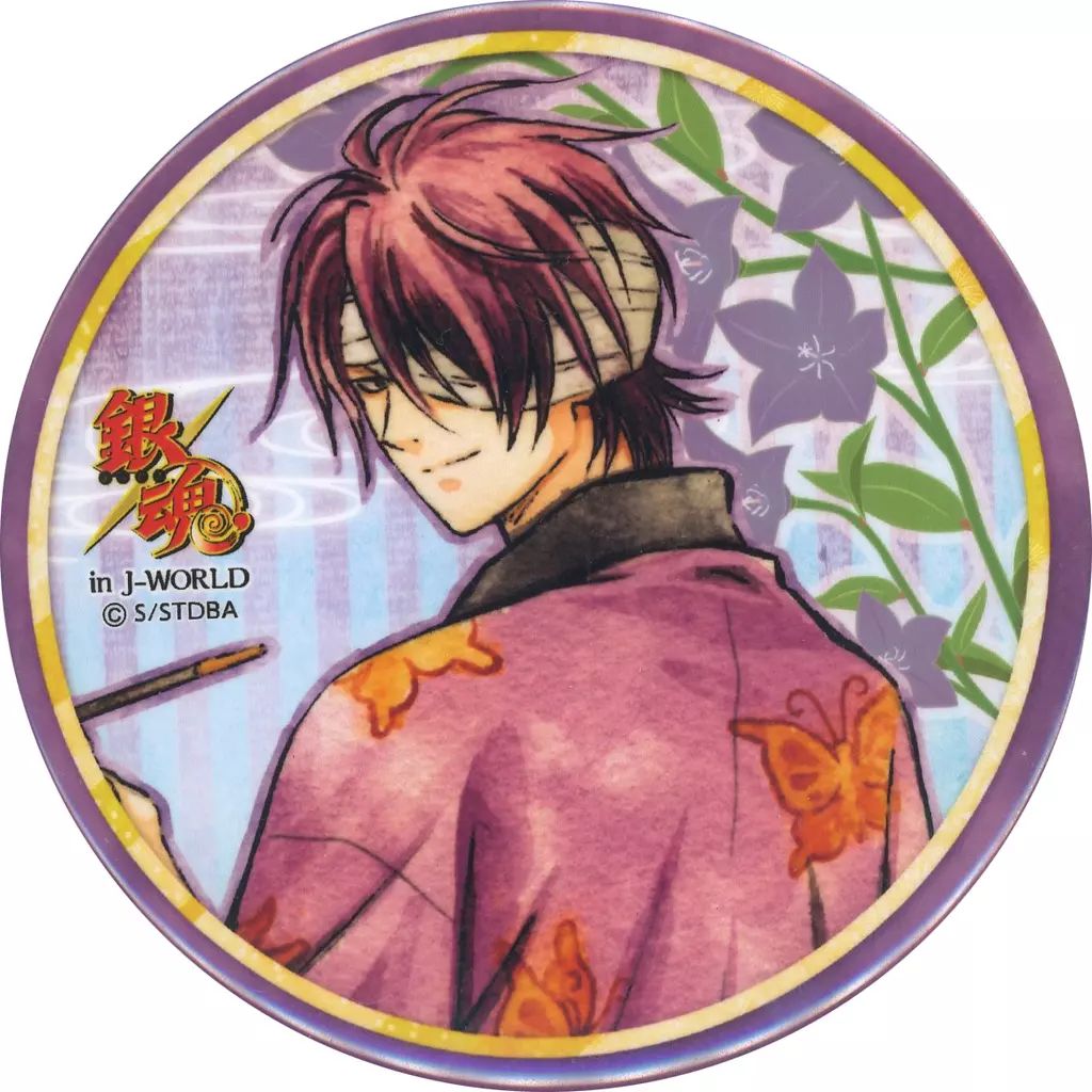 高杉晋助　花鳥風月　缶バッジ2点セット 高杉晋助 花鳥風月 缶バッジ2点セット 高杉晋助 花鳥風月 缶