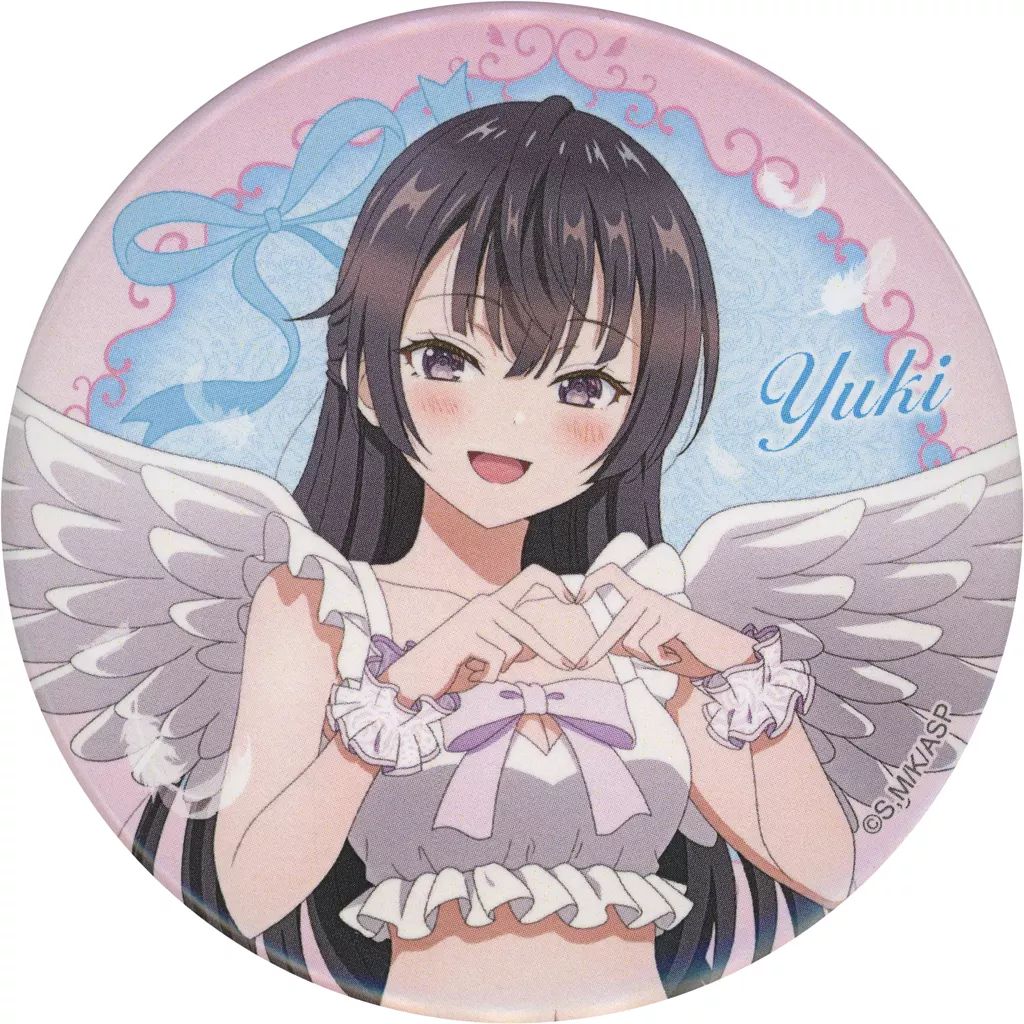 中古】バッジ・ピンズ 周防有希 天使ver. 缶バッジ 「くじ引き堂 TV