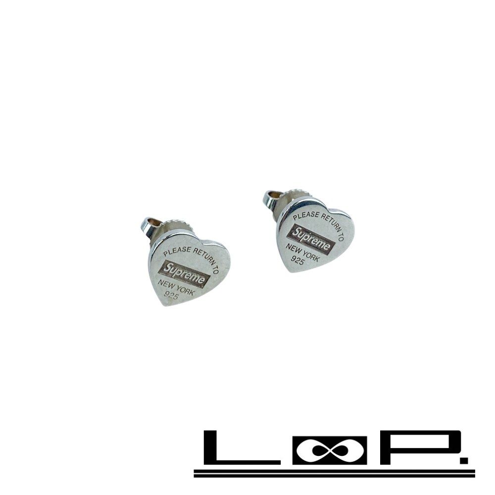 ティファニー×シュプリーム　コラボピアス ティファニー □美品□コラボ□ シュプリーム ピアス アクセサリー