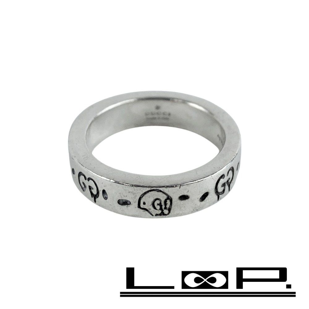 グッチ アイコン リング 指輪 アクセサリー GG シルバー SV 925 8 箱 522642