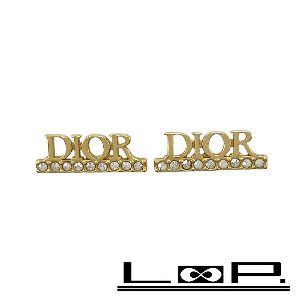 ディオール 新同 ピアス ロゴメレ アクセサリー ゴールド GP 505591 11