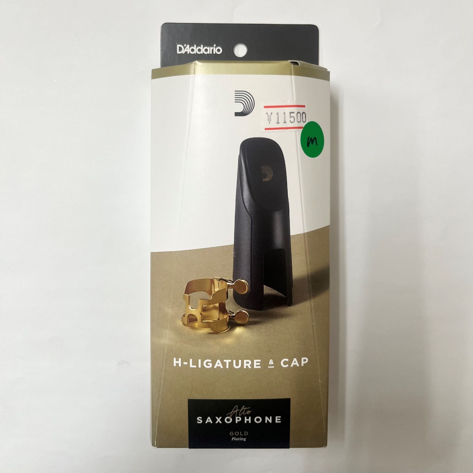 ダダリオ HAS 1 G リガチャー＆キャップ アルトサックス用 ゴールドプレート