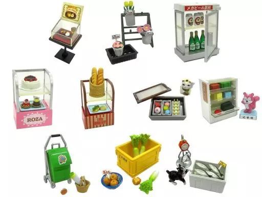 食玩 トレーディングフィギュア 全10種セット 昭和50年代ノスタルジックシリーズ 商店街のおもいで