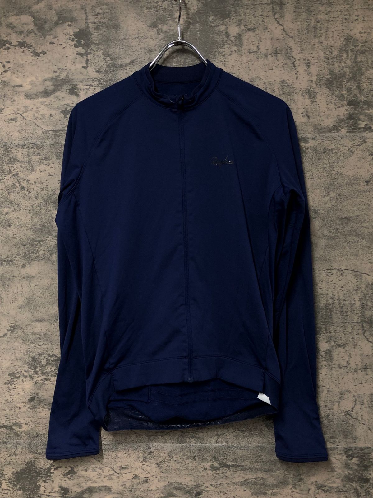 JU 215 ラファ Rapha MEN S CORE LONG SLEEVE JERSEY 長袖 サイクルジャージ ネイビー L 裏起毛