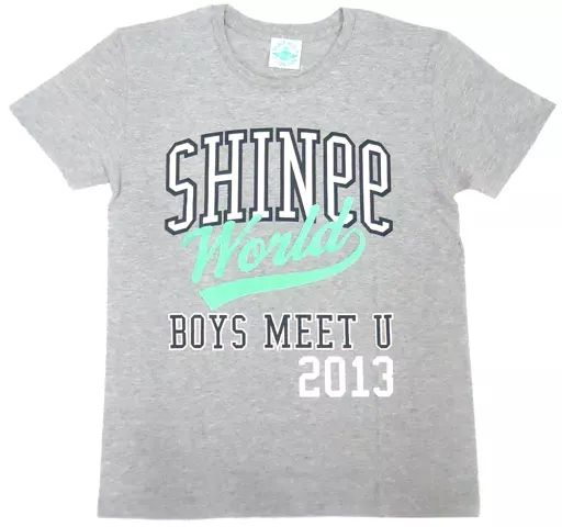 中古】Tシャツ(男性アイドル) SHINee Tシャツ グレー Sサイズ 「JAPAN